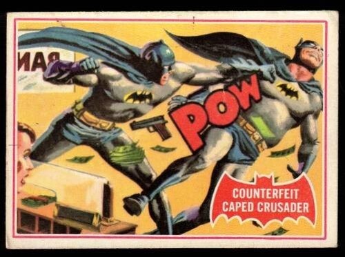 1966 OPC Batman Red Bat #42A Counterfeit Caped Crusader