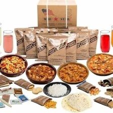 MRE STAR M-018H Case of 12 Military Grade Meals – Ready to Eat w/ Heaters