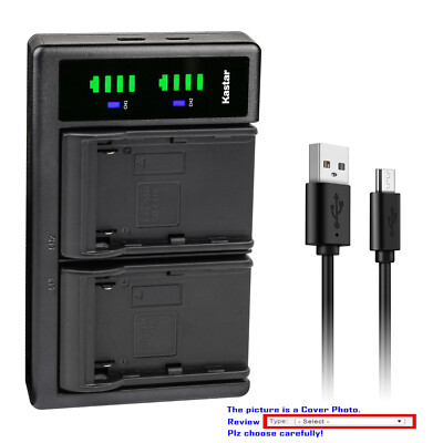 Kastar Battery LTD2 USB Charger for SB-L480 & Samsung SC-L860 SC-L870 SC-L901