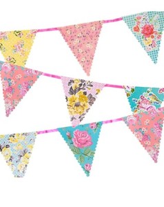 Talking Tables Paper Bunting Charming Chintz Birthday Baby Shower Anniversary