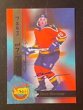 Rhett Warrener RC 1994-95 Signature Rookies #35 Florida Panthers 7263/7750
