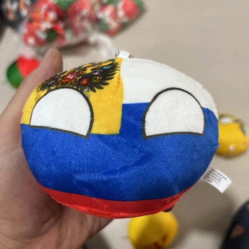 70 Styles 10Cm Country Ball Plush Toys Polandball Pendant Country Balls Republic - Picture 73 of 76