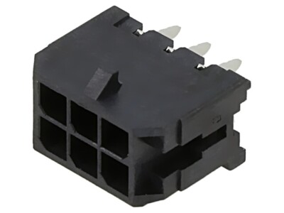 43045-0614 Microfit 3.0 Vert Thrhole DR 30Au 6 Ckt MOLEX