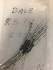 RS 1/2 DALE RESISTORS 2 OHM 1/2 WATT 1 10 PCS NOS
