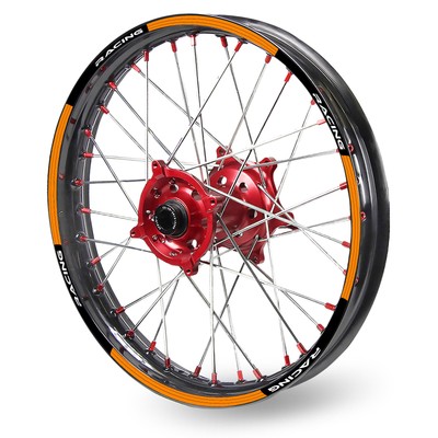 Orange Dirtproof 21''F&18''R Rim Wheel Sticker L01B For BETA 450 RS 2008-2014