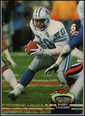 1992 Stadium Club #301 Barry Sanders