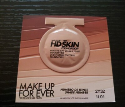 Make Up For Ever HD Skin Foundation Sample ~ Choose Yours