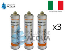 FILTRO EVERPURE 4C EV960100 CARTUCCIA ANTIMICROBICA DEPURATORE ACQUA 3 PEZZI
