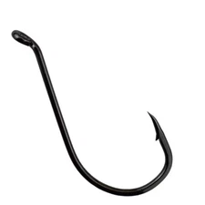 100pcs Octopus Fishing Hook 8299 High carbon Steel Black fishhook Saltwater Bass