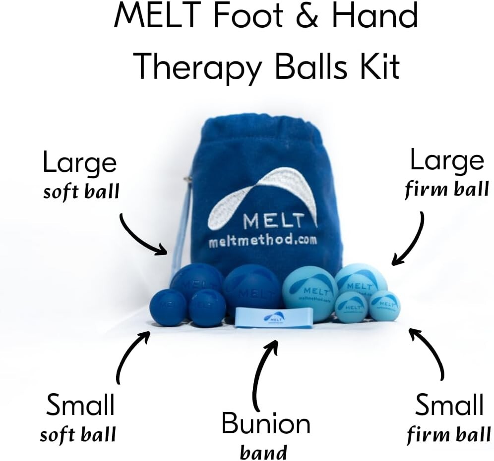 RE:SET Melt Therapy＆Auto Update Therapy Complete MELT Foot and Hand Massage Kit with Instructional