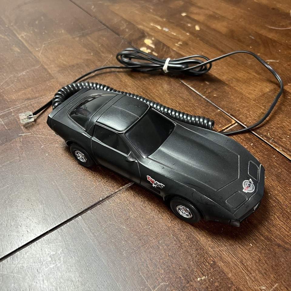 Vintage 1980's Chevrolet Corvette Telephone beeping phone car telemania