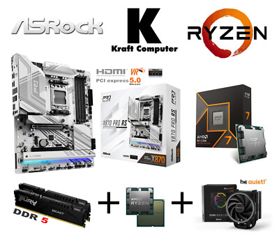 PC AufrüstKit Ryzen 7 9700X (8x5,5GHz) + ASRock X870 PRO + 16GB DDR5 + PCIe 5.0