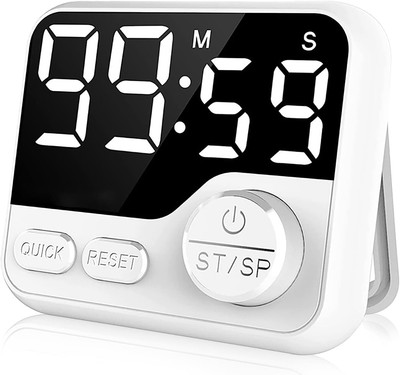 Digital Visual Timer for Kids, CountUp & Countdown Kitchen Timer Magnetic