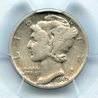1942/1 Mercury Dime, PCGS VF30