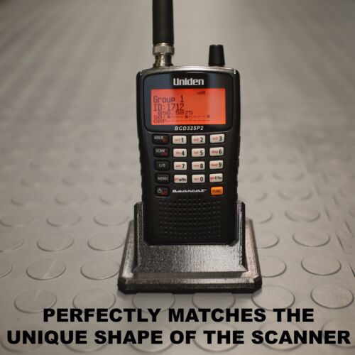 Drop-in Angled Desk Stand for Uniden SR30C / BC125AT / BCD325P2 Radio Scanners - Picture 2 of 5