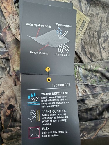 Mossy Oak Tech Shell Hunting Pants, MO. DNA, Men's size 40/42 NWT - Picture 6 of 8