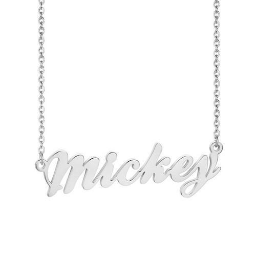 Personalized Custom Name Necklace Nameplate Letter Stainless Steel Pendant