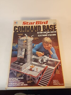 Vintage 1978 Milton Bradley Star Bird Command Base With Box 