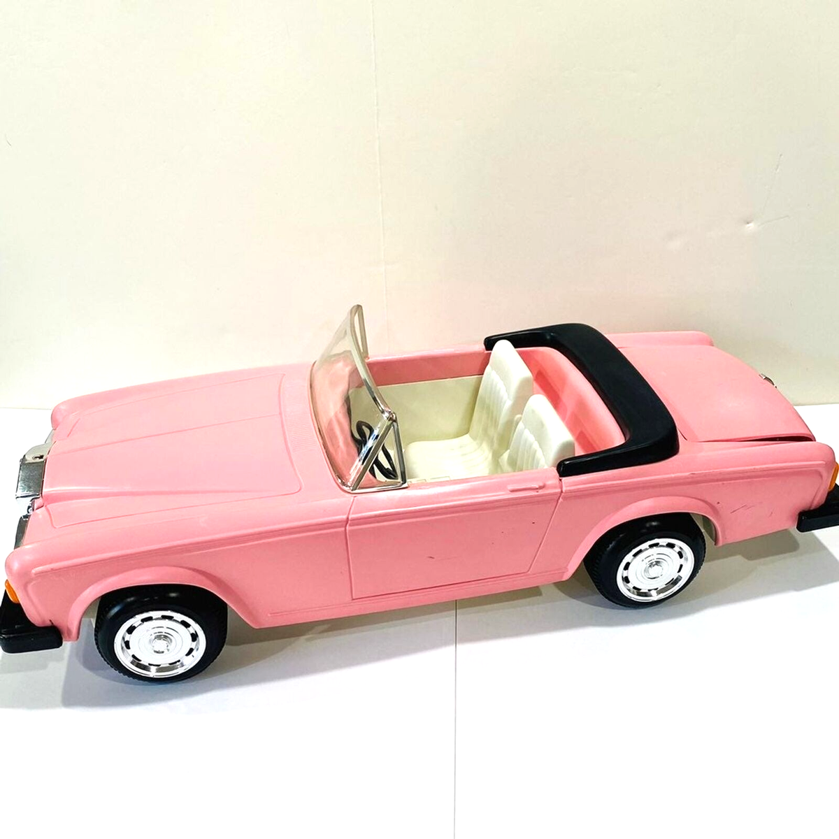 Vintage Barbie Car from 1980s Pink Rolls Royce Custom Convertible