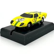 Road Race Replica RRR Resin GT40 Yellow, Aurora TJet Chassis, H.O. Slot Car