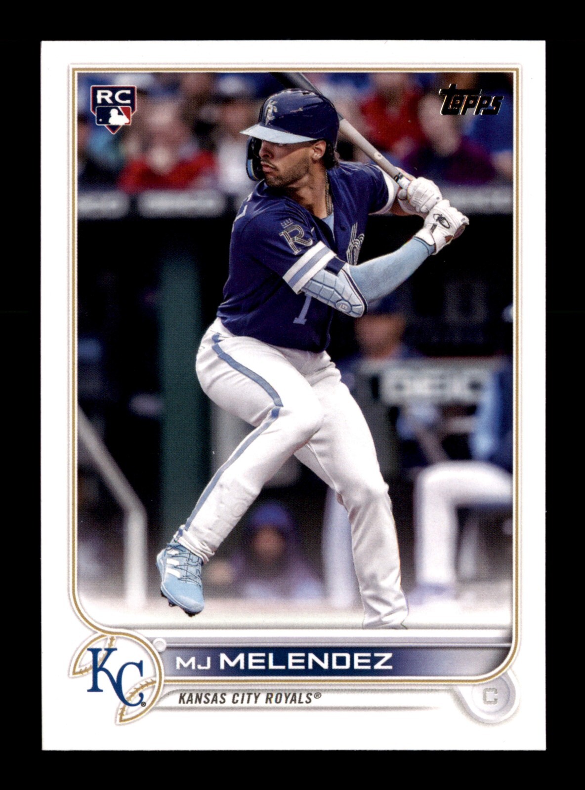 2022 Topps Update Series Base Set Rookie Card #US223 MJ Melendez RC Royals