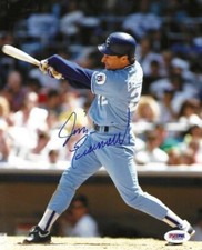 Signed Jim Eisenreich Kansas City Royals 8x10 Autographed photo - PSA/DNA COA