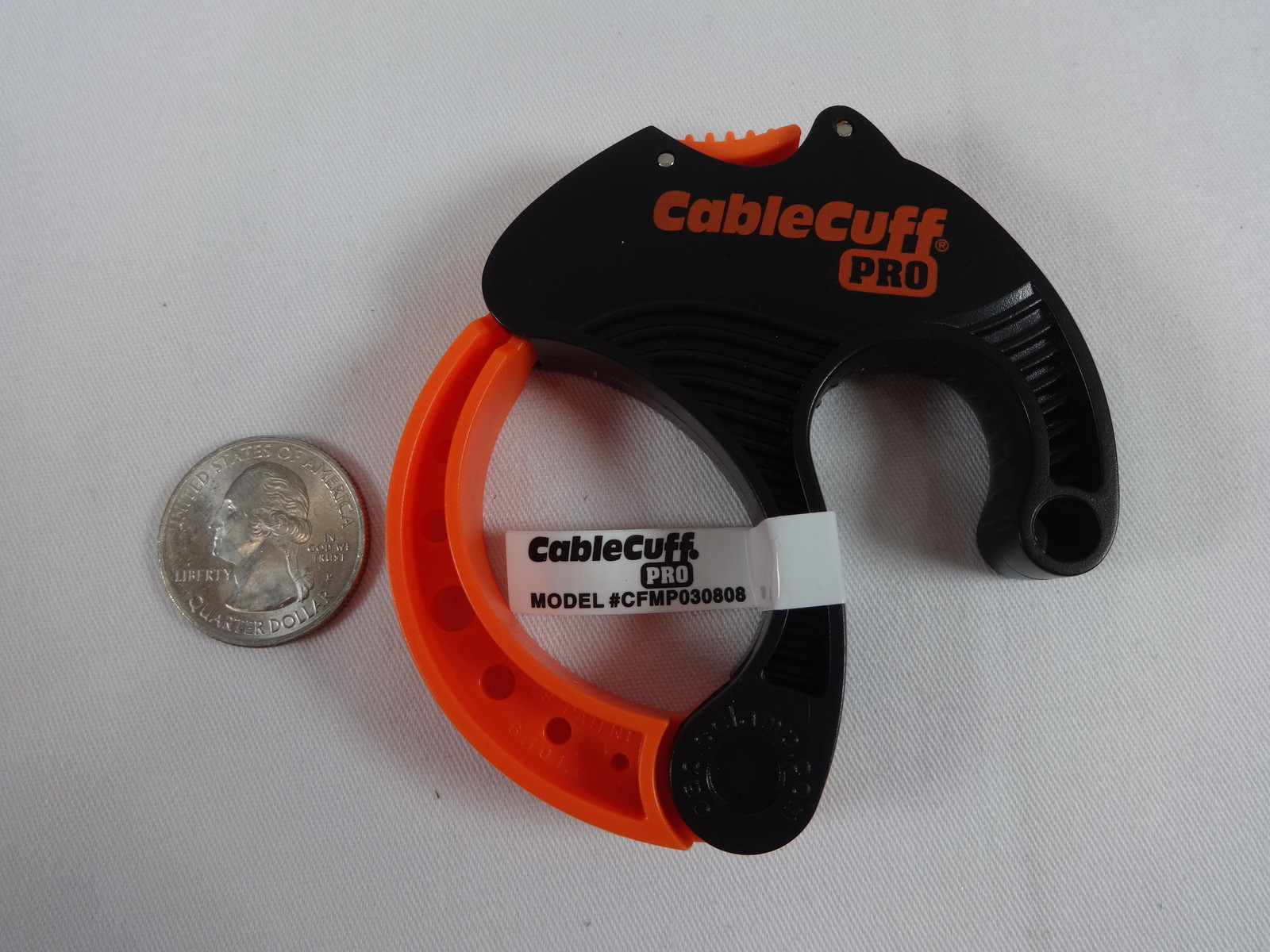 Small 2 inch Cable Cuff. Pro Adjustable, Reusable Cable Clamp 