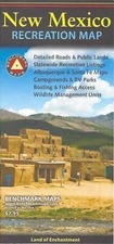 New Mexico Recreation Map, by Benchmark Map (folded) - 2022 edition