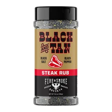 13.6 Oz Black & Tan Steak Seasoning, BBQ Rubs, Steak Rub for Smoking and Grillin