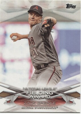 2018 Topps Series 1 ZACK GREINKE  MLB AWARDS - ARIZONA DIAMONDBACKS - #MLBA-31