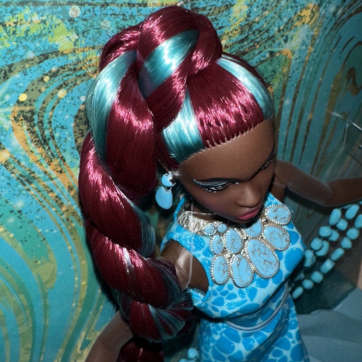 BARBIE HJX21 BARBIE signature gemstone fantasy collection turquoise doll Mattel EUR 139,00 - FR