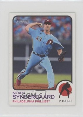 2022 Topps Heritage High Number Mini 66/100 Noah Syndergaard #670 1a1o