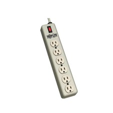 Tripp Lite 6 Outlet Waber Industrial Power Strip, 15ft Cord with 5-15P Plug