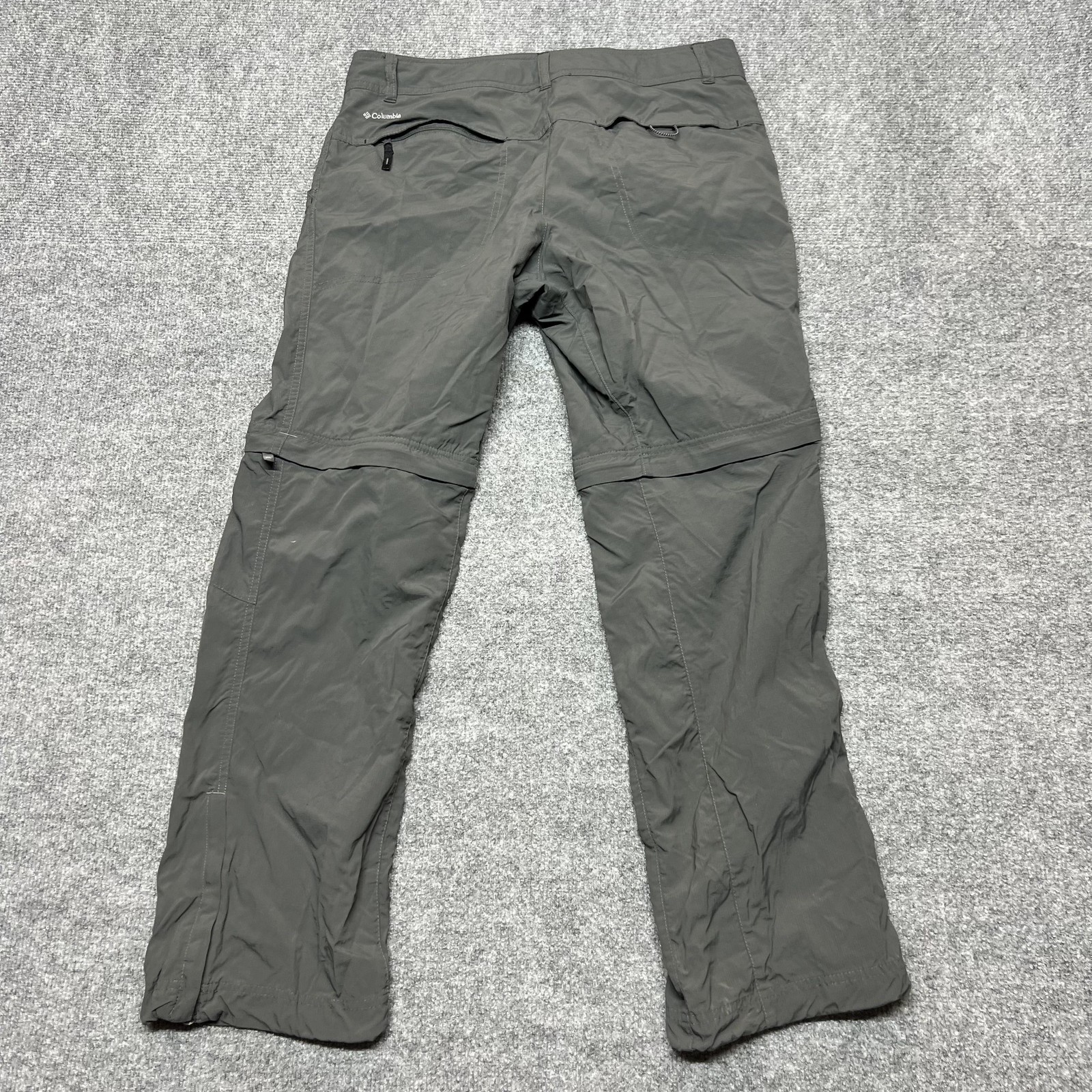 Womens 8 Gray Omni-shade Convertible Cargo Zip Off Hiking Tr
