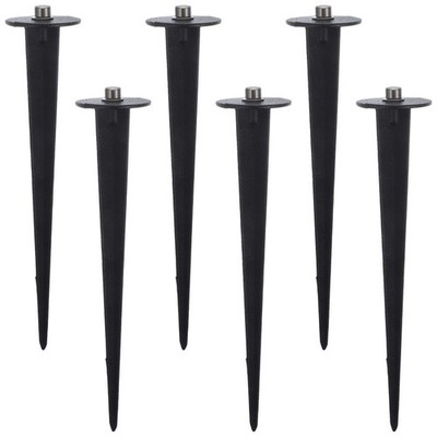  6 Pcs Solar Wegeleuchten Erdspieß Für Solarspiele Solarleuchten-Außenhalter