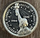 Iconic Rarities Mint Vintage 1986 Statue of Liberty .999 Silver 1 Oz Round Coin