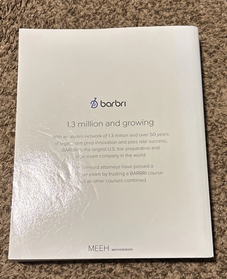 2021 - 2022 Barbri UBE Bar Exam Review Lecture Handouts for MEE MBE - Image 2 of 2