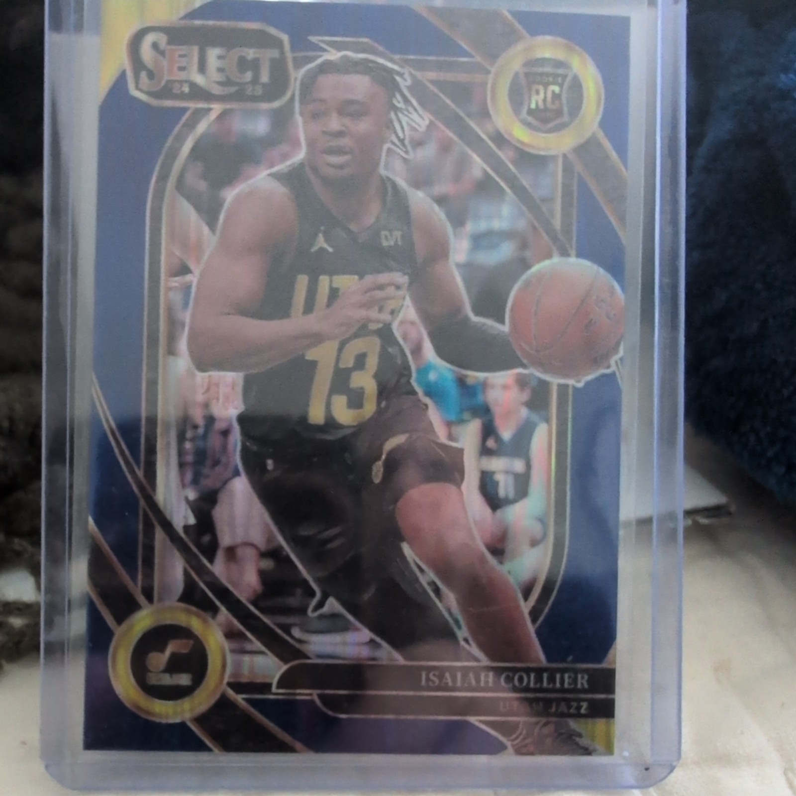 2024-25 Panini Select Isaiah Collier Courtside RC Blue Disco Prizm #279 Jazz99