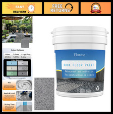 High-gloss Epoxy Floor Paint - Self-leveling Non-slip Marble Finish 105oz Gra High-gloss Epoxy Floor Paint - Self-leveling Non-slip Marble Finish 105oz Gra