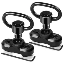 Sling Swiels Mount Set, 1.25 Inch Metal Sling Mount Attachments Set for Two P...