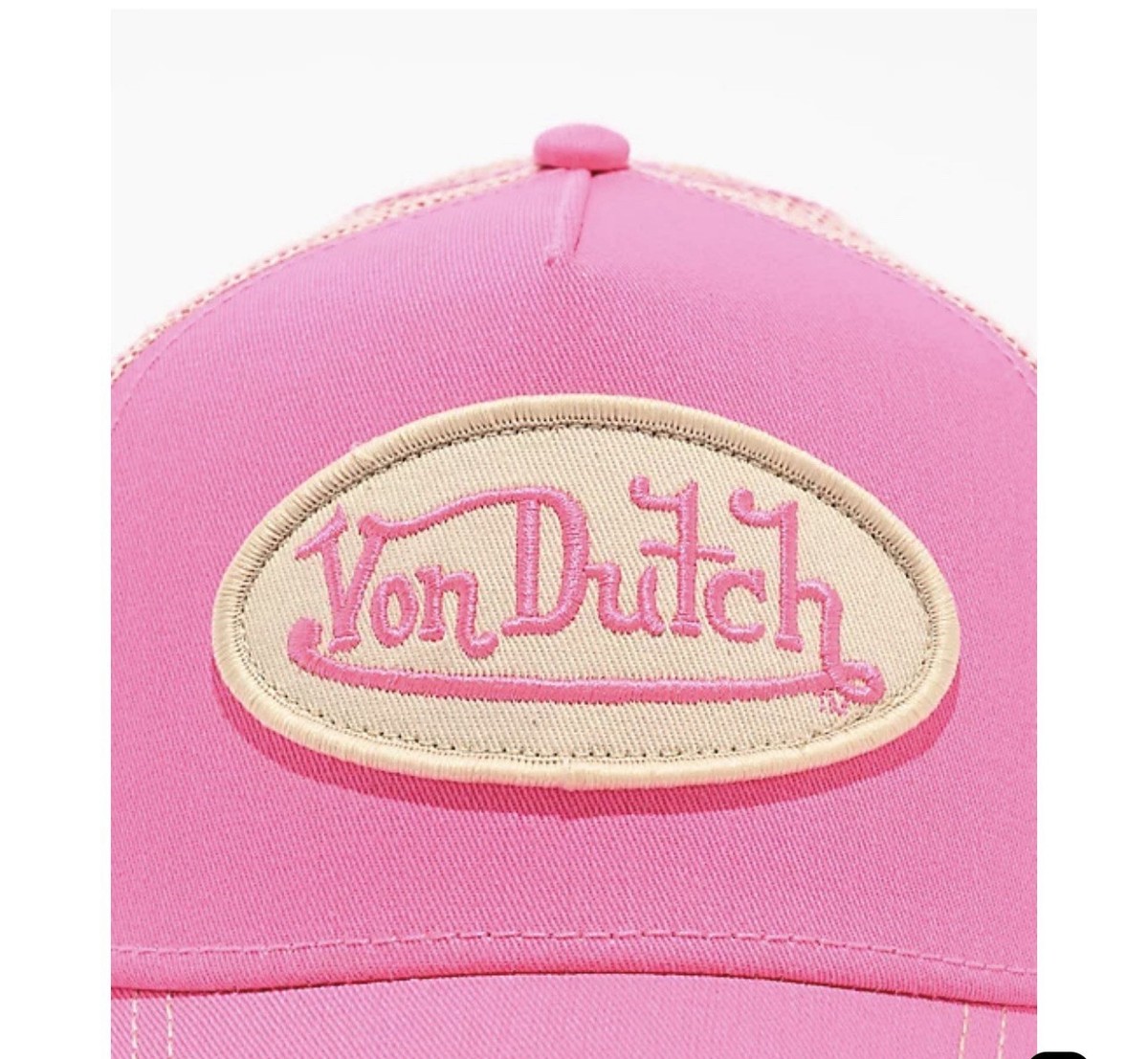 Von Dutch Hat Cap Snap Back Pink Off White Trucker Mesh Embroidered Patch. NWT 5YQ6UZLDU5ACTB5465MCXO5IPQ.png  main image 3