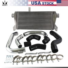 Front Mount Intercooler Kit For Audi A4 1.8t Turbo B6 Quattro 2002-2006 Black