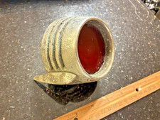 Vintage Automobile Tail Lamp Light Assembly Red Lens -lens Stamped Dodbc 1950s Vintage Automobile Tail Lamp Light Assembly Red Lens -lens Stamped Dodbc 1950s