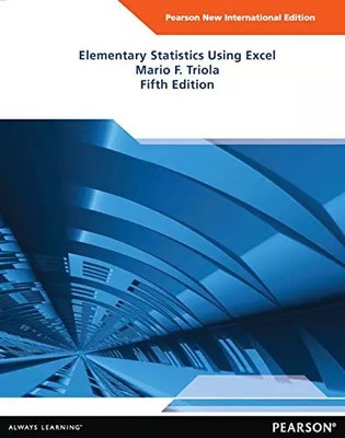 Elementary Statistics Using Excel: Pearson New International Edition, Mario F. T