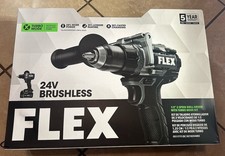 Flex FX1171T-2B 24V 1/2" 2 Speed Cordless Drill Driver with Turbo Mode Kit