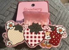 Strawberry Shortcake Acrylic Hair Claw Clip
