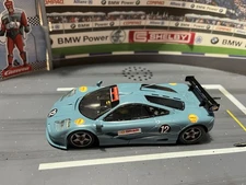 Scalextric 1/32 Slot Car CUSTOM McLaren F1 GTR #12 SHELL BMW POWER RACE READY!