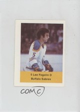 1974-75 NHL Action Album Stamps Lee Fogolin 0da0