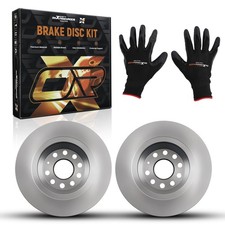 2x Bremsscheiben Hinten für Audi A3 8PA 8V1 Q2 TT Seat Leon Octavia 1K0615601N