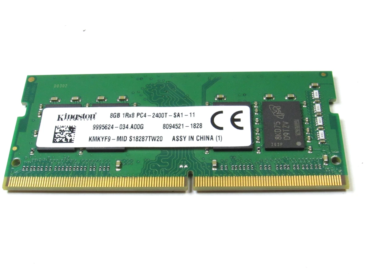 Kingston DDR4 SDRAM 8 GB Capacity per Module Memory (RAM) for sale
